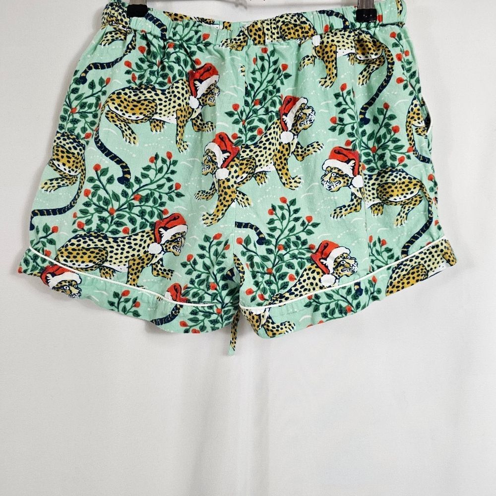 Printfresh Holly Jolly Bagheera Shorts Sleep Set in Green - Size XS - Picture 15 of 15